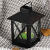 Black European Candle Holder Exquisite Outdoor Candle Lantern Elegant Iron Wind Lamp  Wedding Party