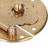 Round EmNaBossing Copper Hasp Retro Wooden Box Lock Clasp Decorative Hasps for Wedding Card Boxes Wine Boxes