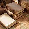 Vintage Handmade Cowhide Sketchbook Retro Record Book Travel Journal Top Layer Crazy Horse Leather Notebook Agenda Planner Diary