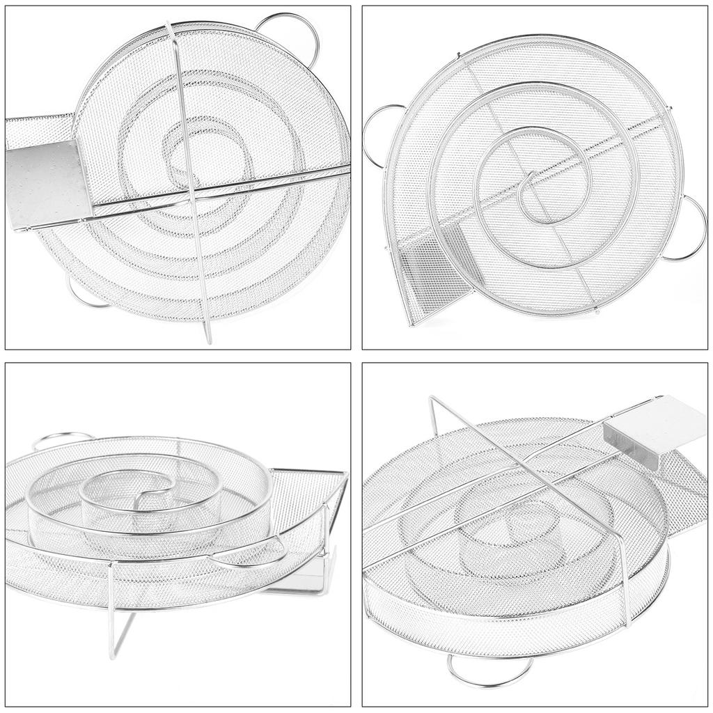 Smoke Your Food To Perfection with Our Cold Smoke Generator & Stainless Steel BBQ Net!