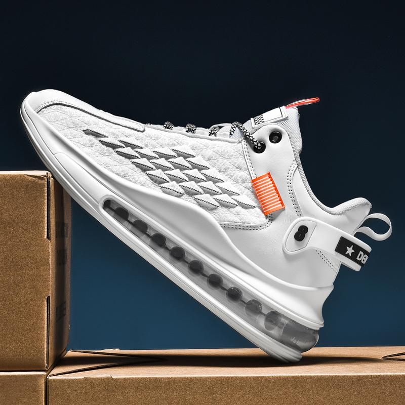 Мужская летающая тканая спортивная обувь на воздушной подушке, дышащая повседневная обувь 39-45