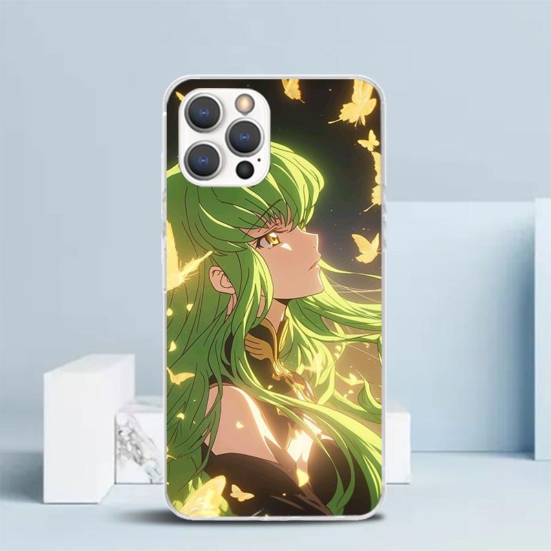 Мягкий чехол Code Geass для iPhone 16 17 Air 15 14 Pro Max 16E Чехол для телефона 13 Mini 12 11 7 SE 8 С рисунком Подходящие чехлы 16 17