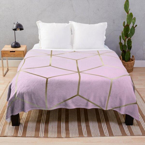 Soft and Gradual Change of Color Cube Blanket Lunch Break Thermal Blanket Sheet Bedspread Flannel Blanket