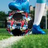 Футбольный мяч Cristiano Ronaldo, размер 5, разноцветный, подходит для всех возрастов, сшит машинным швом, материал ПВХ, соревновательного качества, прочный и с высоким отскоком
