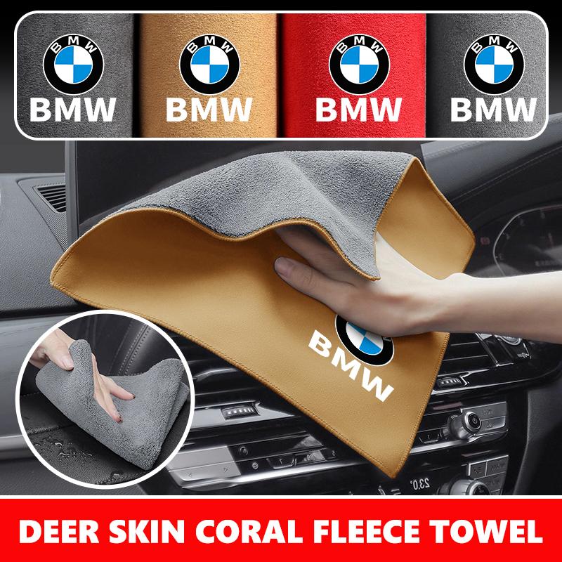 Super Absorbent Car Wash Coral Velvet Towel Cleaning Cloth For BMW M 1 3 4 5 6 7 Series M3 M6 F01 F02E34 E36 E70 F10 X6 X1