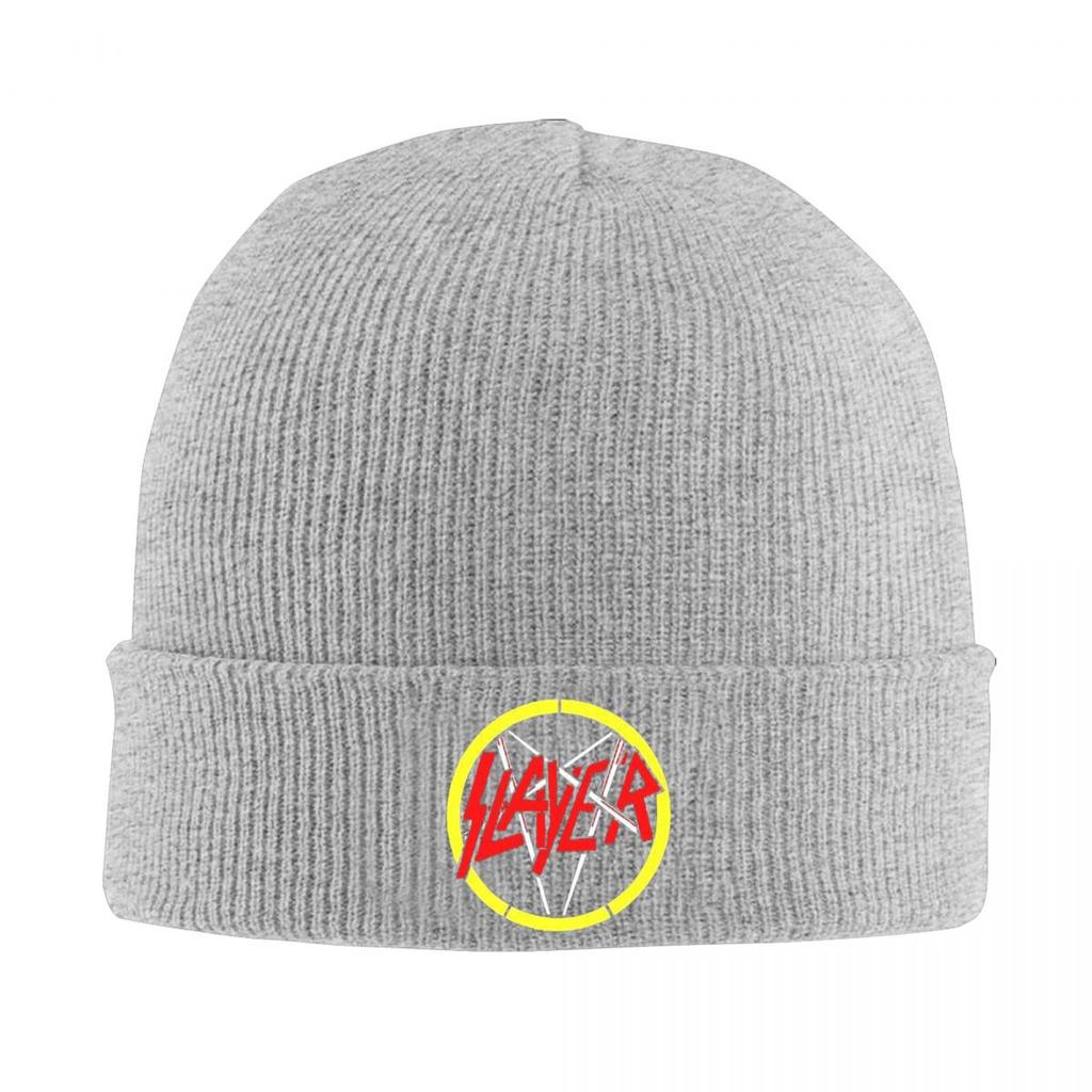 Slayers Logo Warm Knitted Cap Fashion Bonnet Hat Autumn Winter Outdoor Beanies Hats for Men Women Adult