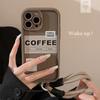Coffee English Tag Apple 17 Promax Mobile Phone Case IPhone 15 Retro 11 Suitable for 14 Bracelet 16 Huawei