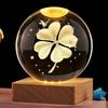 Подарочный уникальный 3D хрустальный шар-лампа с проекциями галактик и планет USB ночник для уютной атмосферы плазменный шар