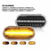 Pair LED Dynamic Side Marker Signals Amber Lights For 1999-2004 VW MK4 Jetta Mk4