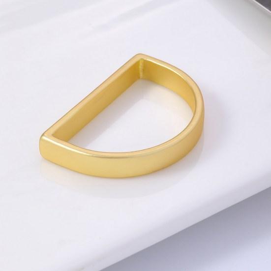 6 шт. кольца для салфеток уникальный полукруглый дизайн сплошной цвет простой стиль элегантные гладкие кольца для салфеток