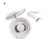 1 Set Magnetic FALSE Eyelashes with Lash Applicator Clip Reusable Natural Wispy