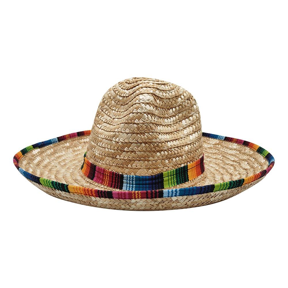 Mexican Jazz Hat Straw Weave Sunshade Caps High-quality Beach Sun Hat for Outdoor Holiday