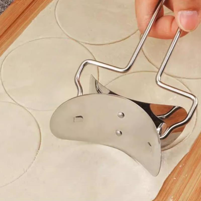 304 Stainless Steel Dumpling Machine, Dough Reunion Rolling Machine, Pastry Embossing Machine, DIY Pie Dumpling Skin Baking Tool