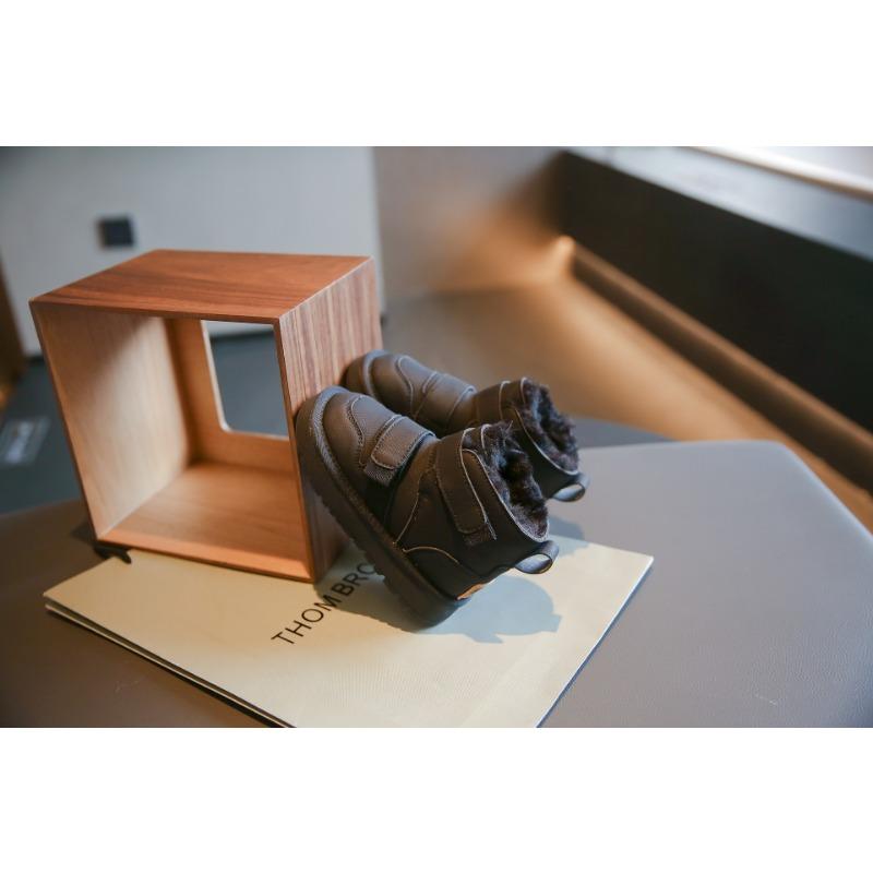 Korean Retro Children's Shoes Snow Boots Winter New Cotton Shoes Children's Piled Thickened Cotton Boots