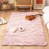 Simple Flannel Winter Thickened Bedroom Mattress Tatami Plush Floor Mat Coffee Table Mat Machine Washable
