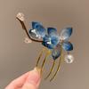 Flower Chinese Style Hair Stick Hair Comb Hanfu Hairpin Classical   Hanfu Accessories