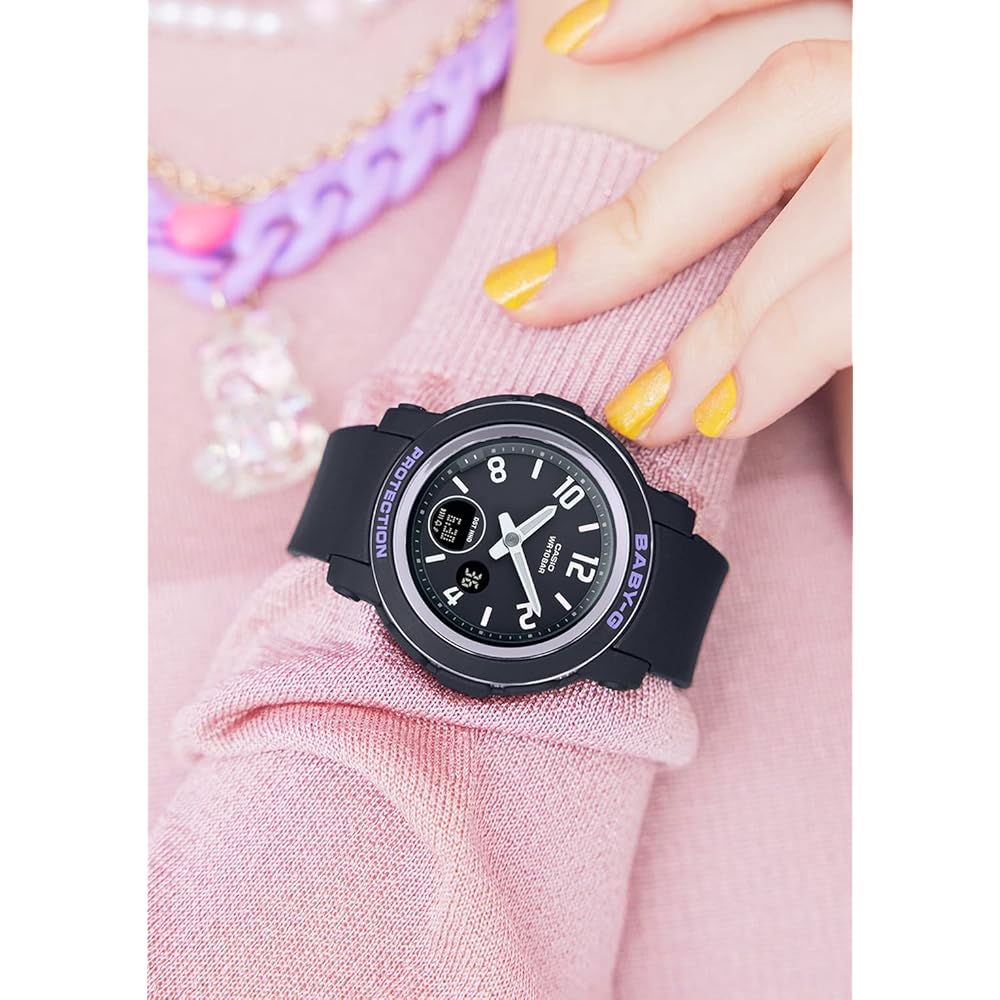 Casio Baby-G BGA-290DR-1AJF Женские Черные Часы Аналогово-Цифровой Дисплей