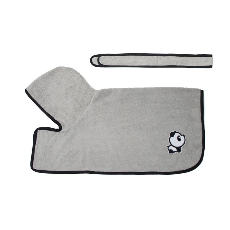 Pet Bath Robe With Hood Absorbent Quick-Dry Towel Coat Large Dogs Like Alaskan Malamute Golden Retriever