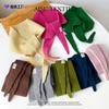 Small Shawl 0% Pure Wool Niche Thin and Narrow Triangular Long Strip Small Scarf Women's Autumn and Winter Neck Protection Warm Scarf