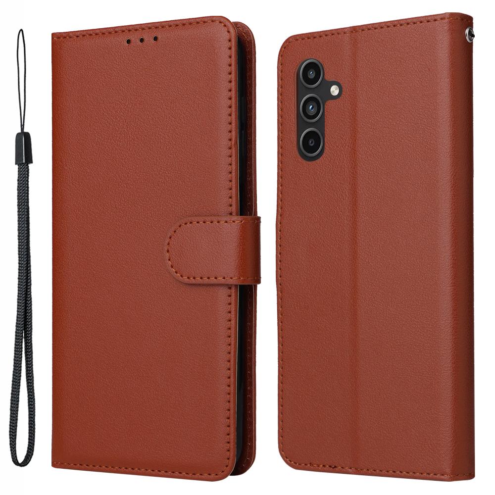 Чехол для Samsung Galaxy A15 4G из ПУ кожи с подставкой, защитный чехол для телефона с 3 слотами для карт