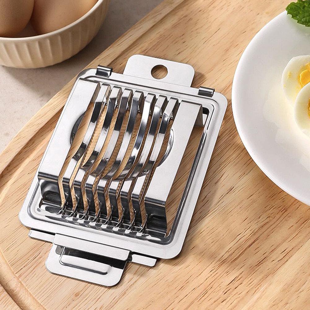 Яйцерезка стальная вареная яйцерезка многофункциональная кухонная резательная машина для фруктов кухонный гаджет D1Y9