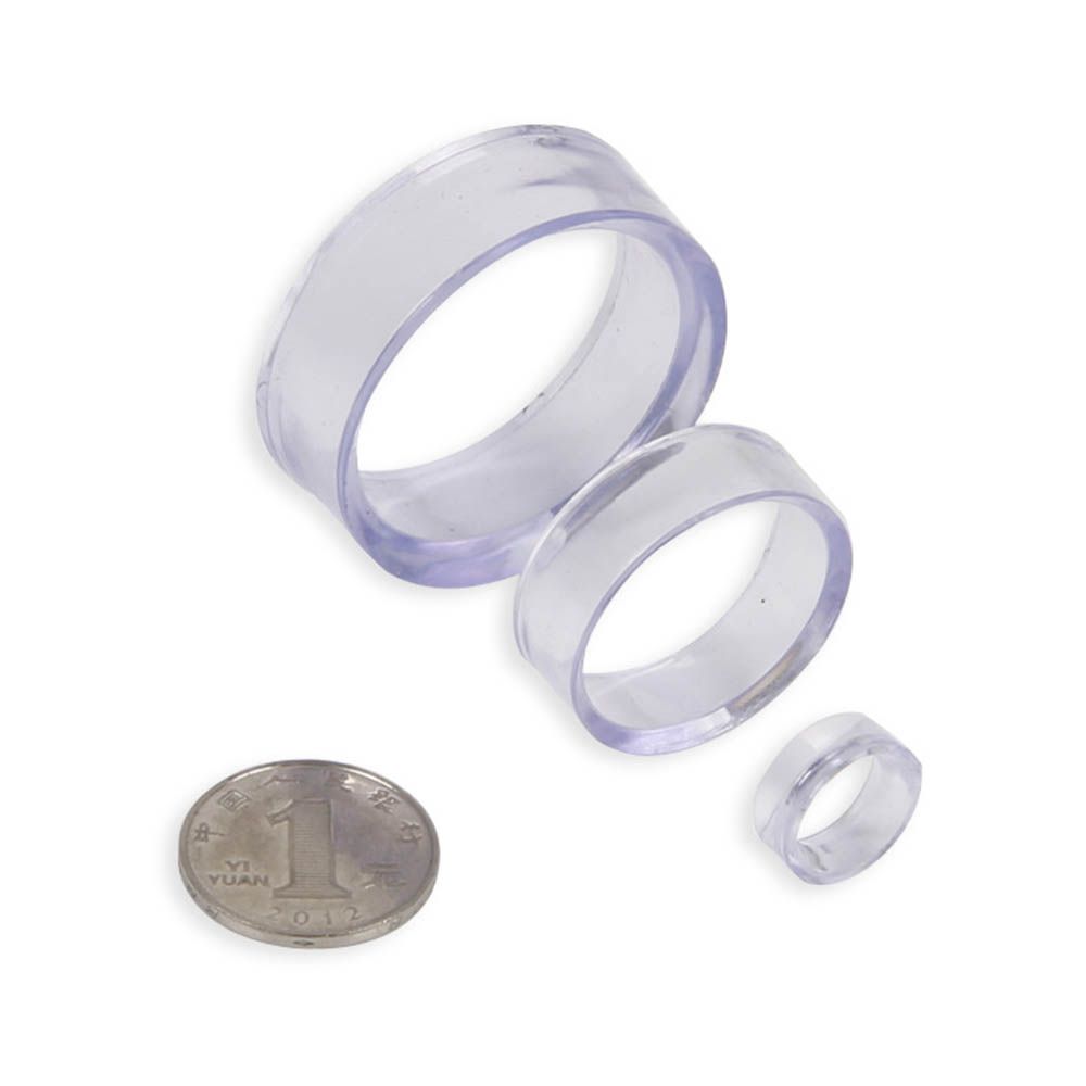 Golf Ball Round Clear Baseball Display Stands Racks Holder Rings Storage Holders