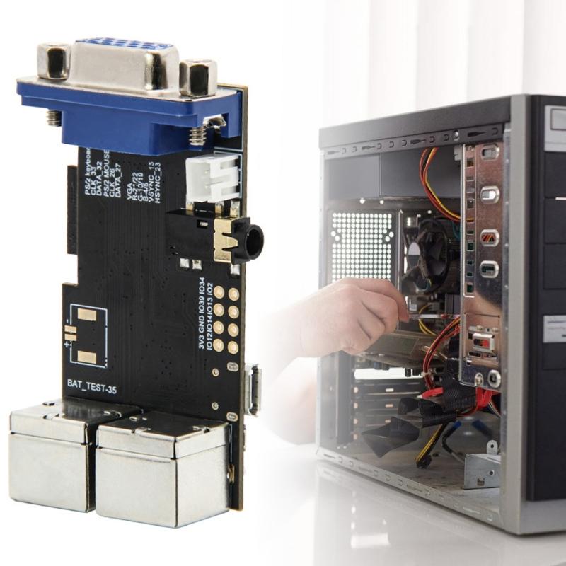 VGA32 VGA PSRAM Модуль V1.4 Контроллер PS/2 Мышь Клавиатуры Платы Схем Графическая Библиотека Игра VT Терминалы