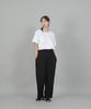 SAINTCREW Soft Elastic Waist Wide Pants Esb-384 Black