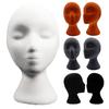 Female Styling Flocking Foam Head Mold Wig Holder DIY Headwear Display Model