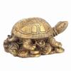 Bronze Exquisite Carving Brass Tortoise Craft Decoration for Hlth  evity Living Room