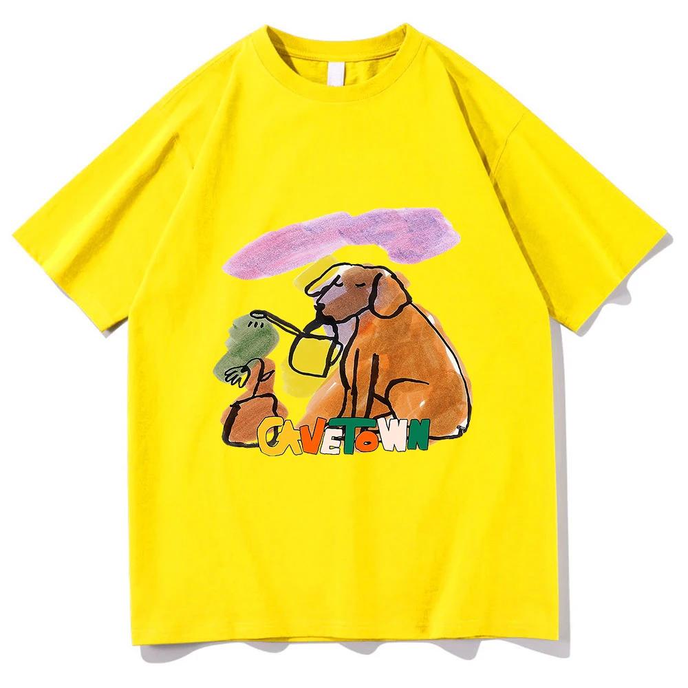 Man’s Best Friend Cavetown Album T Shirt Funny Men/women Clothing Harajuku Summer Tops Vintage Unisex Cotton Graphic T Shirts