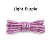 Fashion Color Flash Shoelaces Outdoor Sport Wear Resistant Circular Sports Shoelaces Metallic Luster Gold Silver Flat Shoe Laces