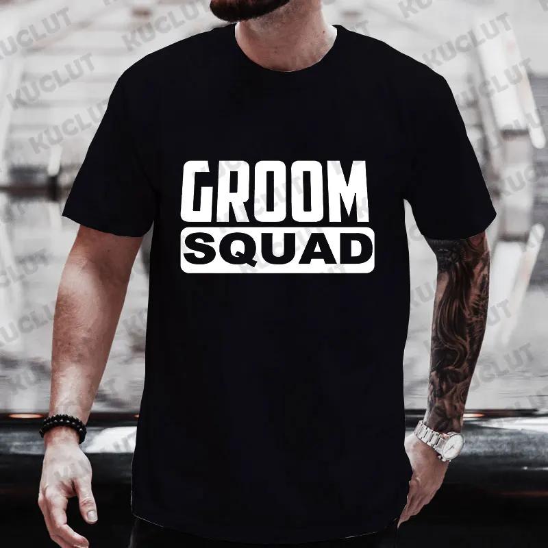 Футболка с надписью «The Groom Squad» для шафера, футболка с надписью «Team EVG Groom Groomsman», футболка с надписью «Friends Single Farewell», футболки с графическим принтом для мальчишника и мальчишника