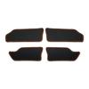 YOURS Jimny Nomad Dedicated Armrest Covers Kick Sewn In Protective M (4 Pieces) [Carbon-Look/Light Brown] Guards, Japan, Protectors,