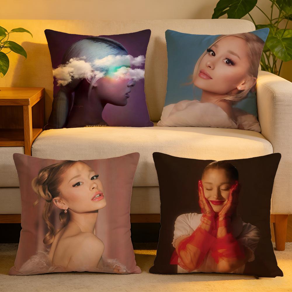 Cushion Cover Linen SkinFriendly Soft Decorative Case for Sofa Home Decor Singer AAriana Grande Pillow cover