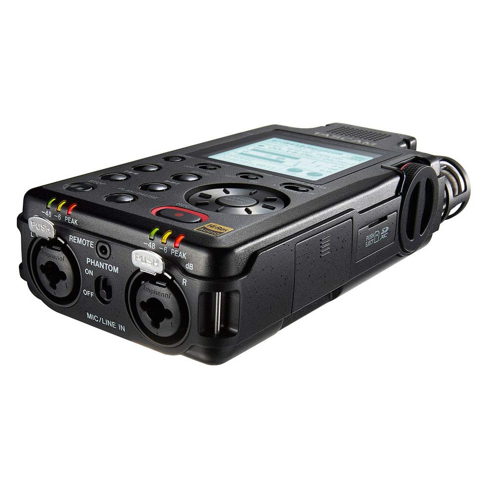 TASCAM Stereo Linear PCM Handy Recorder for and Railway Recording DR-100MK3 Recorder, 24-bit/192kHz High-Resolution, YouTube, ASMR, Music,