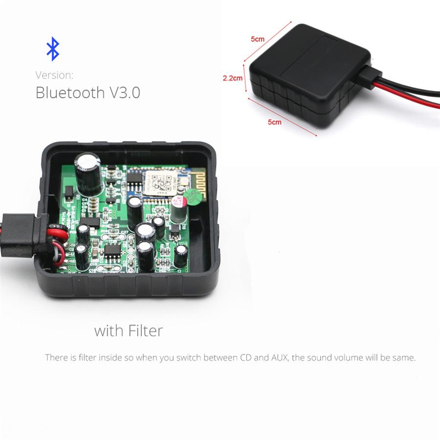 Автомобильный Bluetooth модуль для BMW E39 E46 E53 3 серии Business CD SA 661/650 Радио Стерео Aux Кабель Адаптер С Фильтром