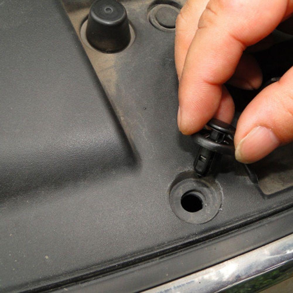 Car Fastener Clips 500Pcs Mixed Car Fastener Universal Car Bumper Retainer Clips Plastic Push Rivet Door Clips Panel
