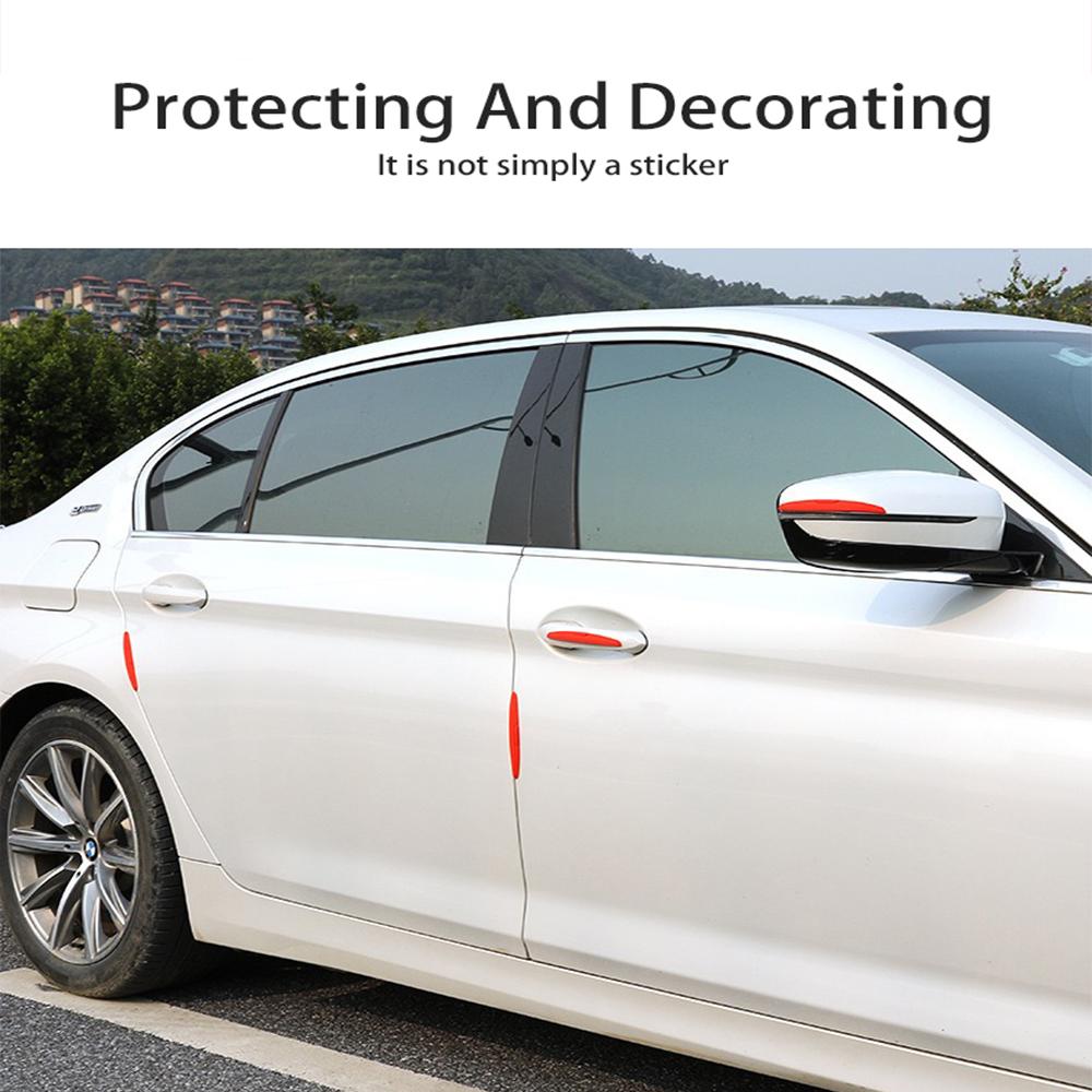 Силиконовая защитная полоса для бампера двери автомобиля, защита углов, полосы защиты от царапин, лезвие, защита от столкновений, авто