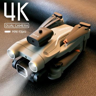 Новый радиоуправляемый дрон K9Pro с двойной камерой 4K, профессиональный широкоугольный оптический позиционирование потока, четырехсторонний мини-складной квадрокоптер для предотвращения препятствий