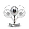Metal Anal Beads Anal and Vaginal Plug Back Court Bolt Masturbation Device Adult Sex Product Toy