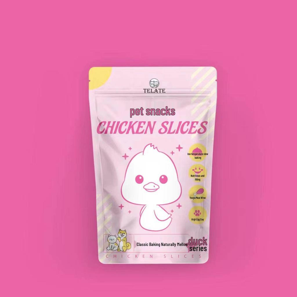 Лакомства для питомцев: DOKAS Куриные/Утиные Джерки для собак породы Померанский шпиц, Тедди, Бишон фризе - 250г