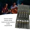 9 Pcs Mini Tube Spice Storage Bag Canvas Spice Container Durable Camping Spice Kit  Travel Use