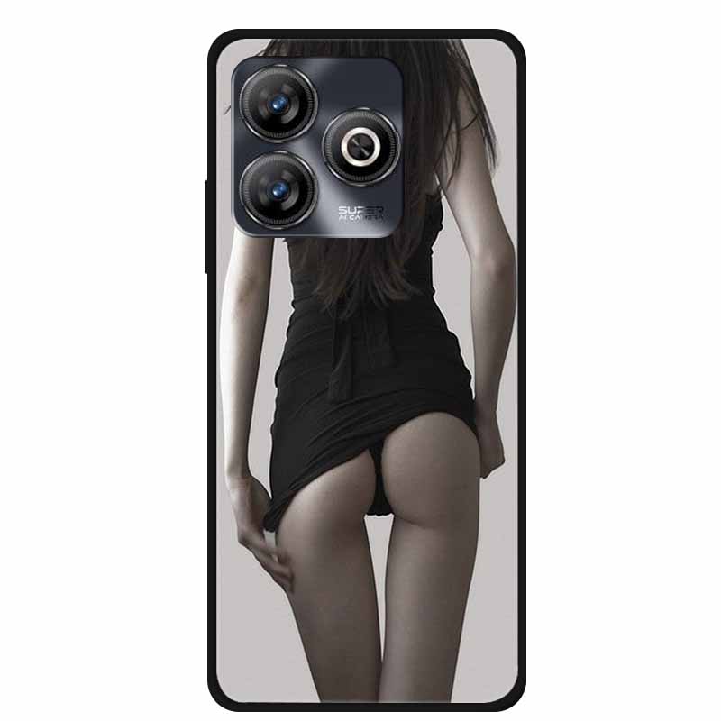 Phone Case For ZTE Blade A75 4G Back Cover Case Shockproof Black Silicone Soft Funda For ZTE Blade A75 4G Case A 75 6.6" Coque