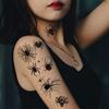 10 шт. наклейки-татуировки паутины на Хэллоуин одноразовые временные татуировки для мужчин женщин лица макияж тела украшения для детей