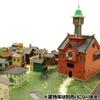 Sankei Studio Ghibli Series Унесенные призраками Таинственный город Диорама Бумажная поделка 1/150 MK07-32