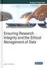 Книга Ensuring Research Integrity and the Ethical Management of Data