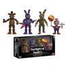 5 Pack Anime Figure Assembling Toys Five Night At FReddy Fnaf Cute Action Figure Pvc Model FReddy To