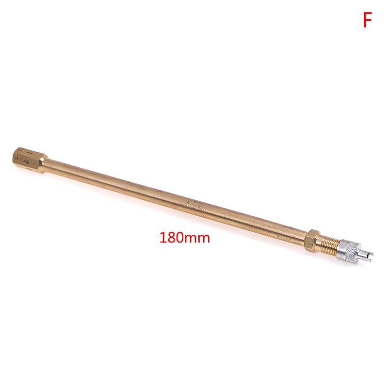 Car Auto Truck Brass Wheel Tire Valve Cap Tyre Stem Extension Pole Extender