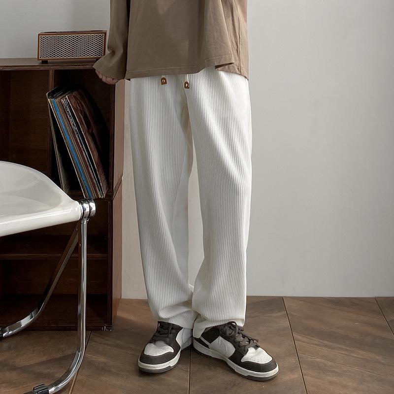 Men's Oversized Drapey Japanese-Style Ripped Casual Pants